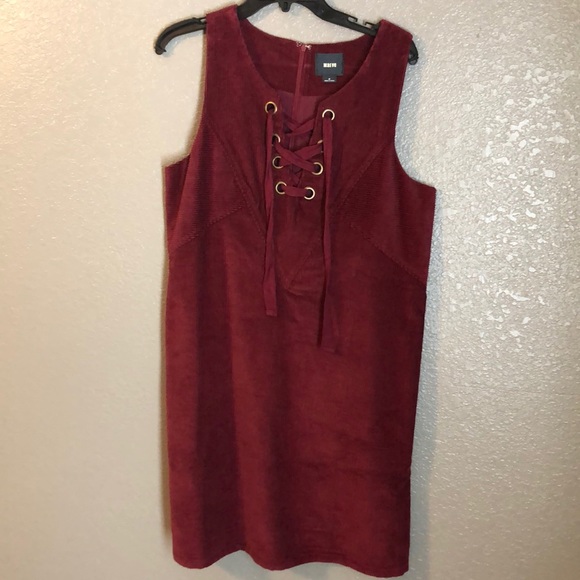 Red cord dress - Picture 1 of 4